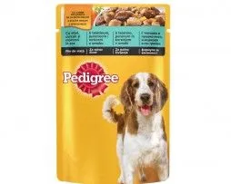 Hrana Umeda pentru Caini Adulti Pedigree Vita/Curcan in Sos 100g