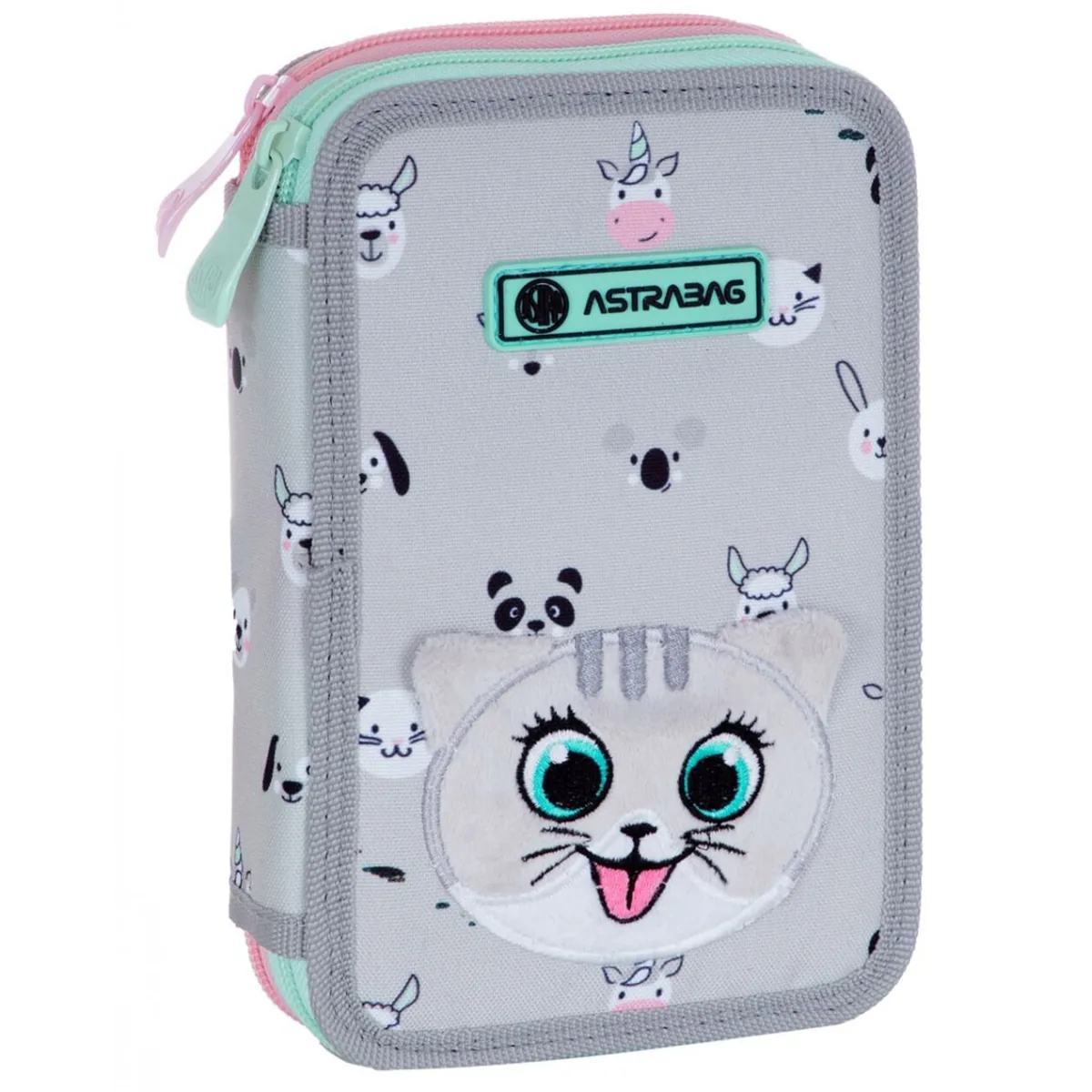 Penar AstraBag Cute Kitty cu 2 Fermoare