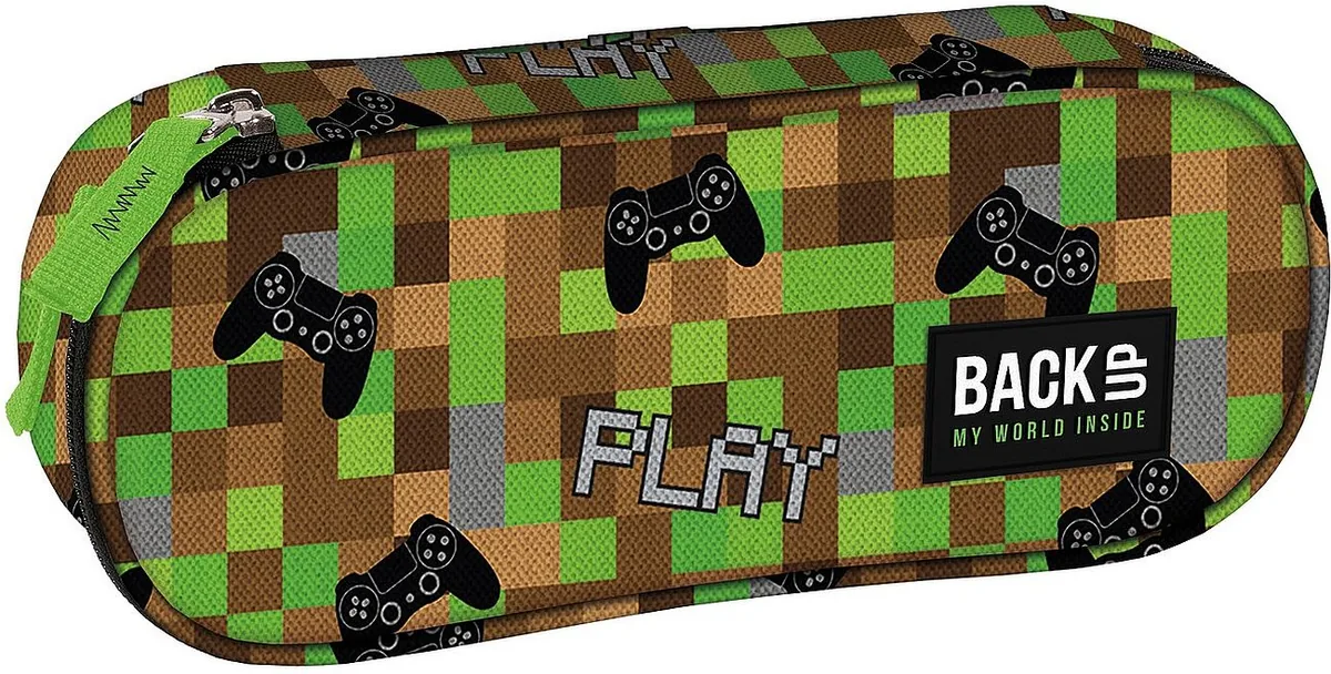 Penar BackUp 8 A Pixel Game Oval Baieti Verde Negru