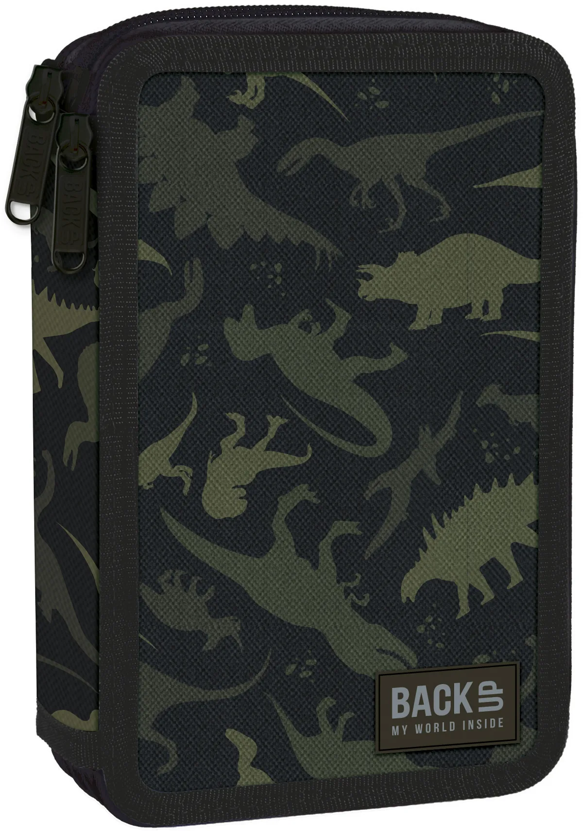 Penar BackUp DW Dinosaurs cu Accesorii 2 Fermoare
