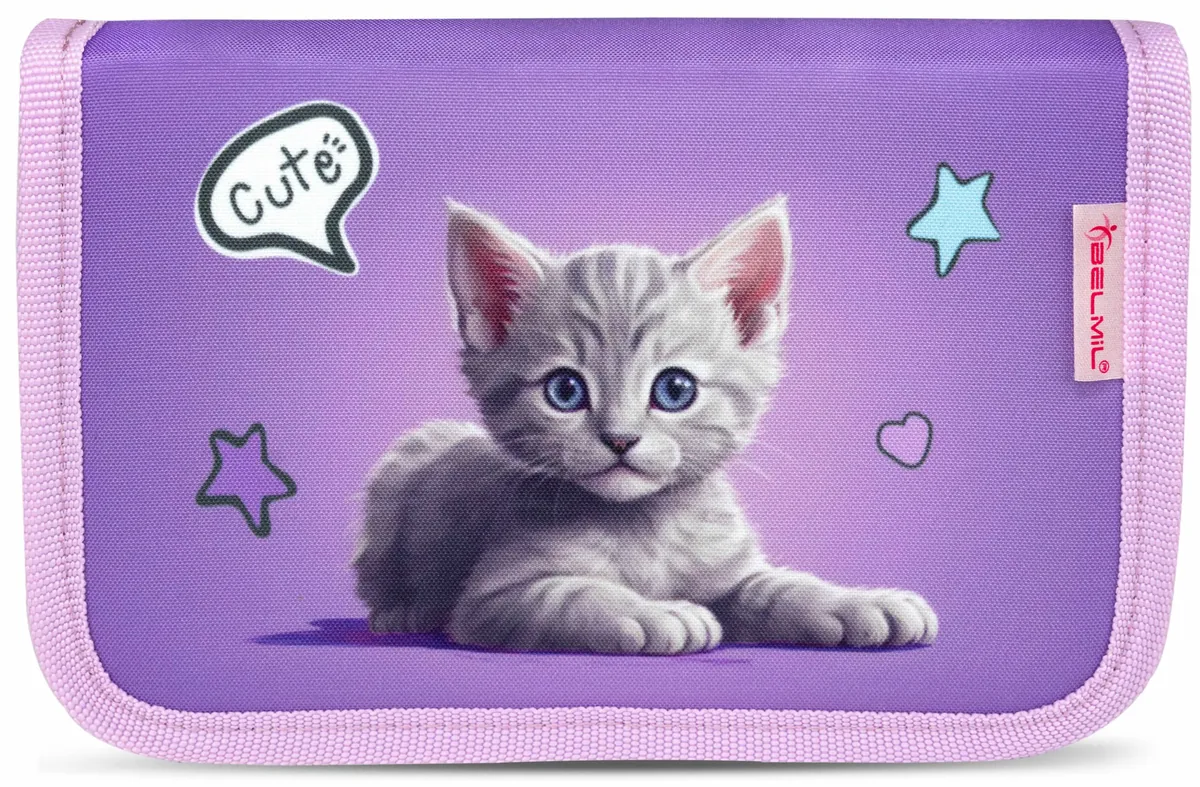 Penar Belmil Little Kittens cu Fermoar si Pliu Dublu