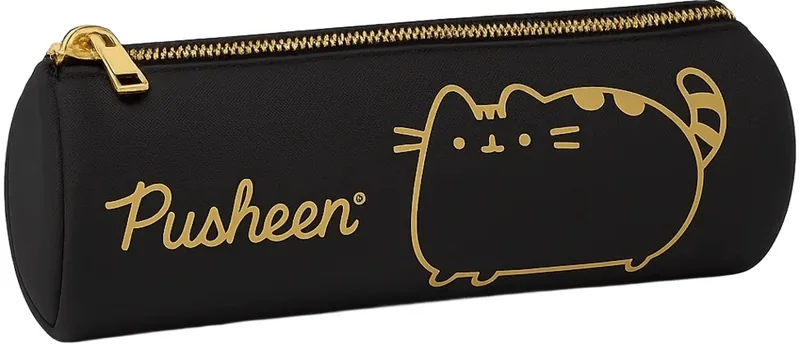 Penar Cilindric St. Majewski Pusheen Auriu 1 Fermoar