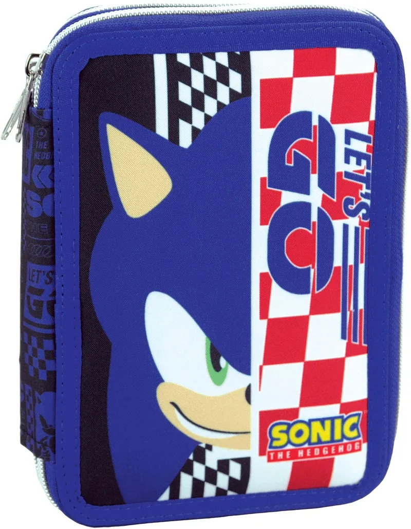 Penar cu Accesorii GIM Sonic Lets Go 2 Fermoare
