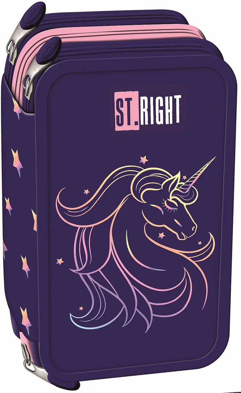 Penar cu Accesorii St. Right Unicorn Glow 3 Fermoare