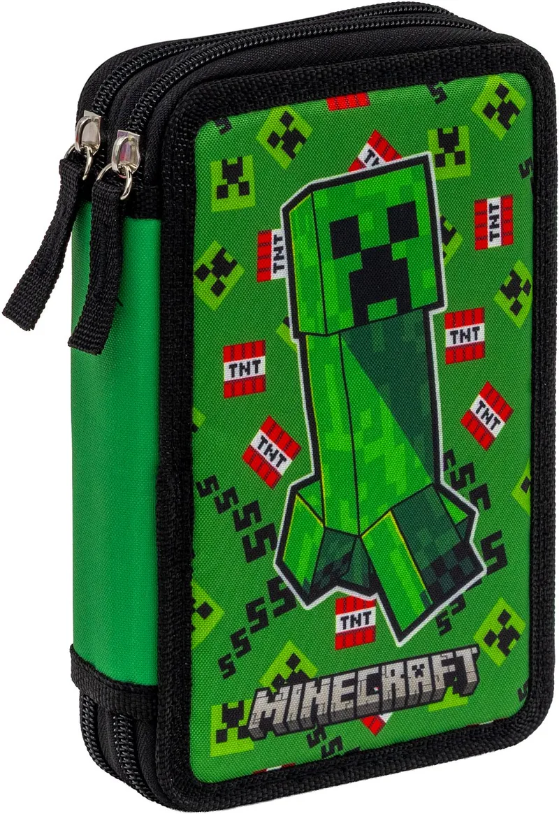 Penar cu Rechizite Astra Minecraft 2 Fermoare
