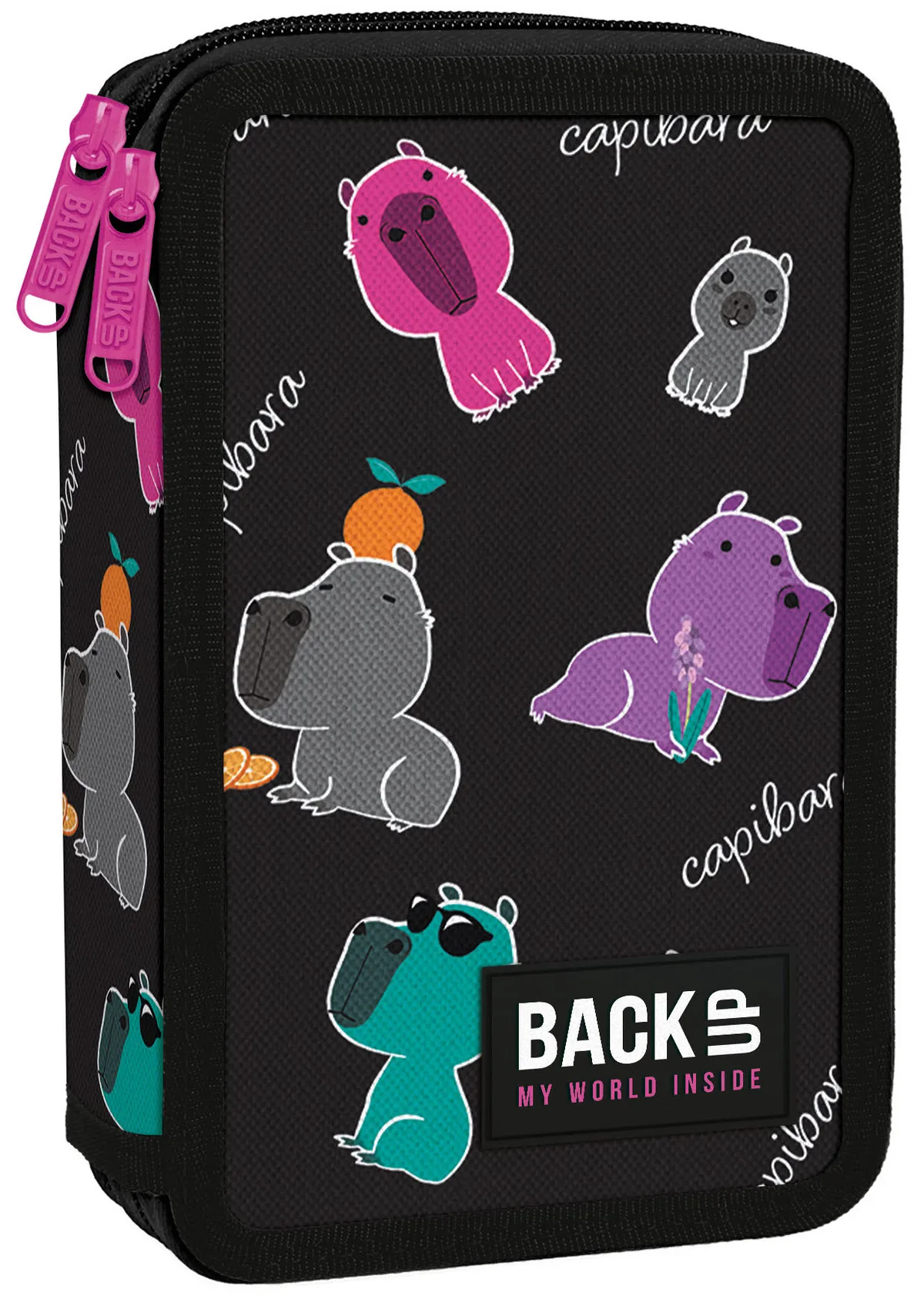 Penar cu Rechizite BackUp DW Jelly 2 Fermoare