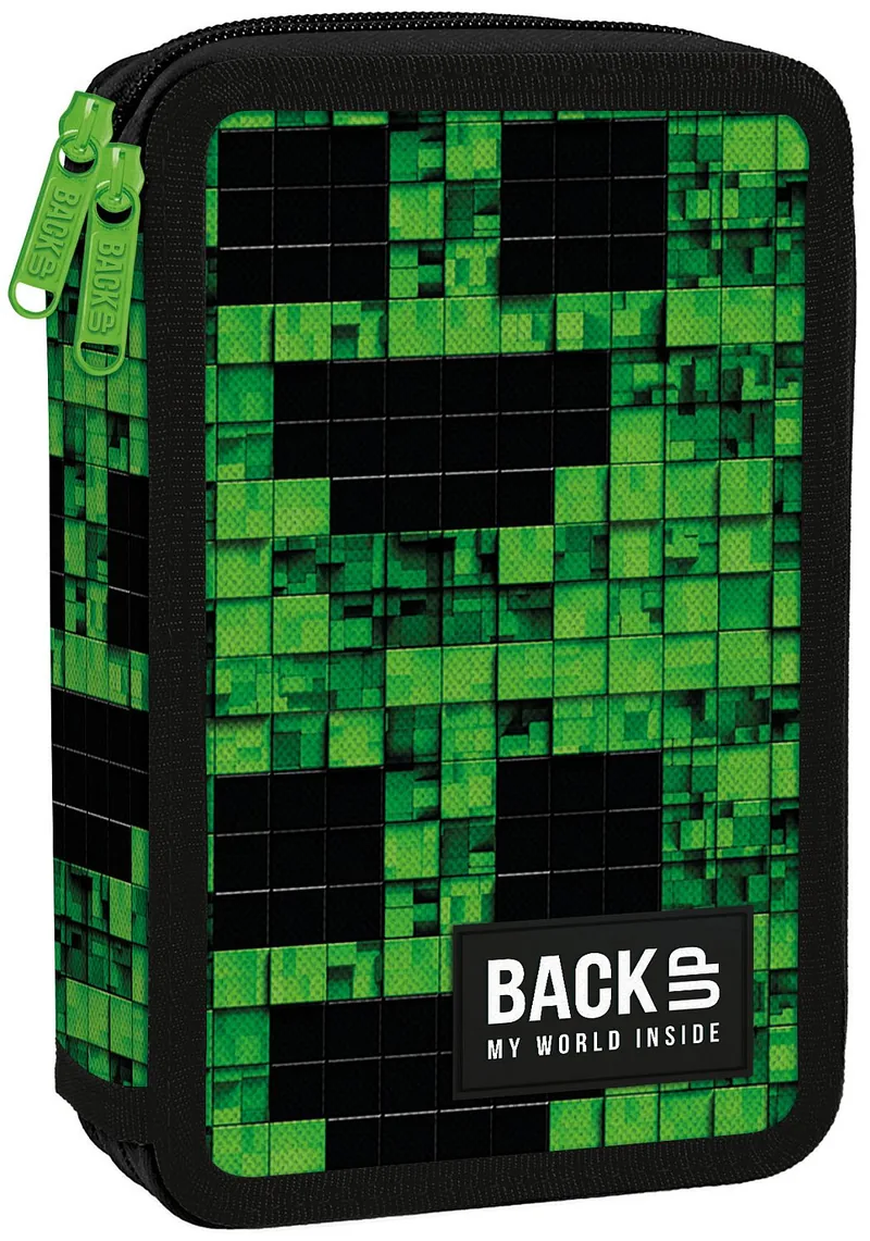 Penar cu Rechizite BackUp DW Pixels cu 2 Fermoare