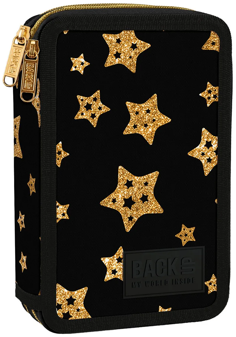 Penar cu Rechizite BackUp DW Stars cu 2 Fermoare