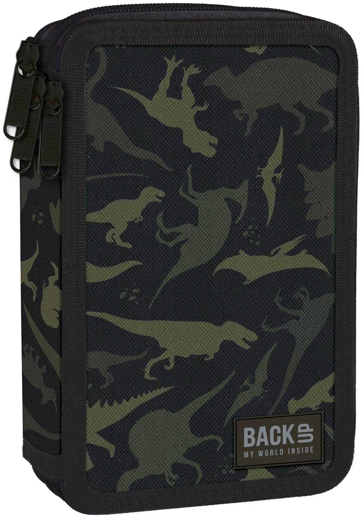 Penar cu Rechizite BackUp EW Dinosaurs 3 Fermoare
