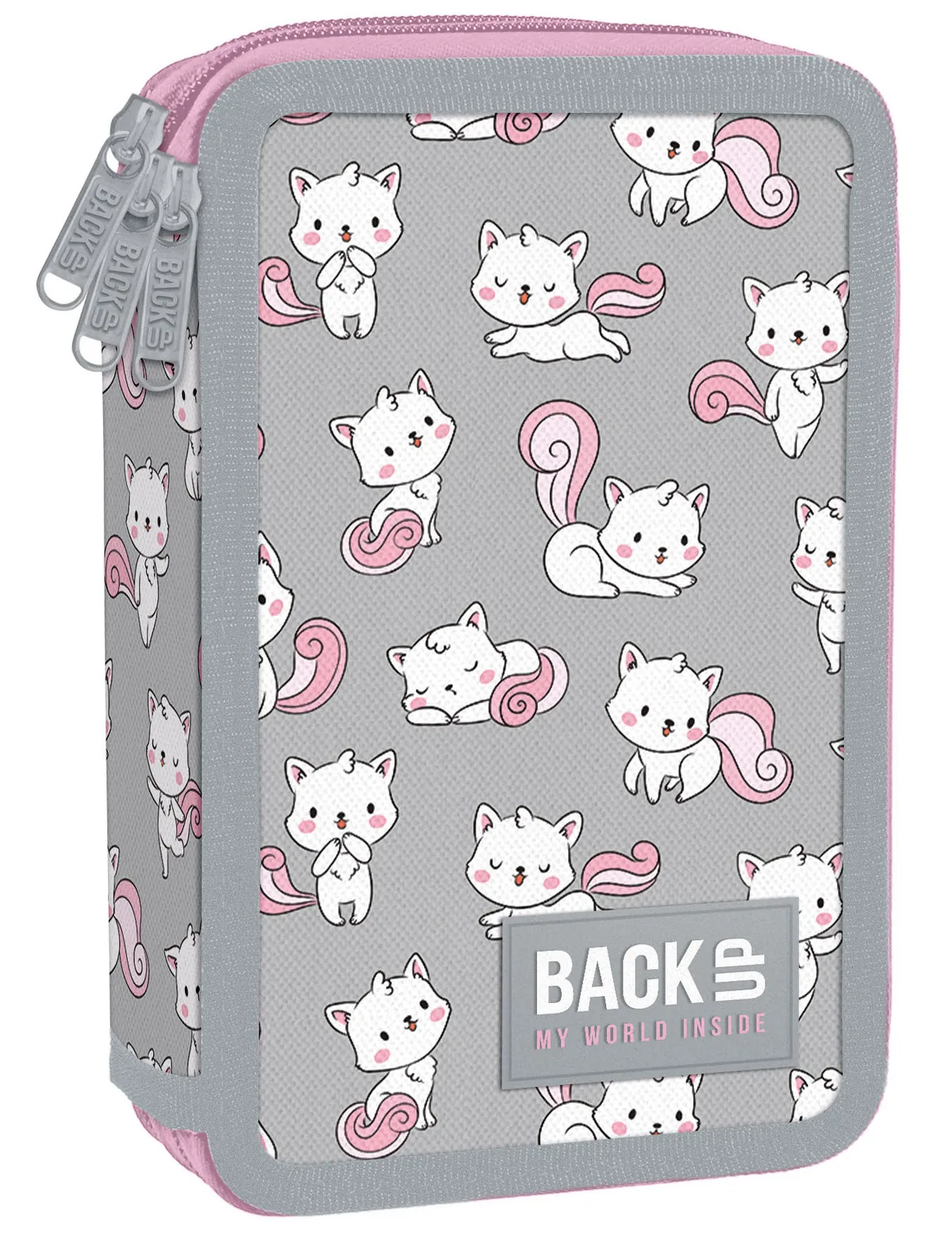 Penar cu Rechizite BackUp EW Kitty 3 Fermoare