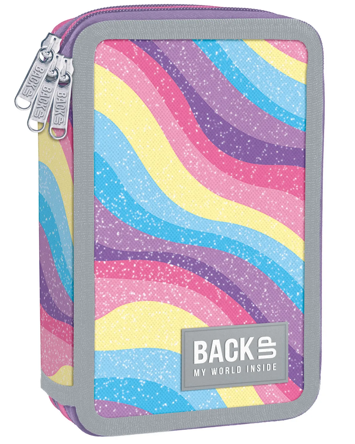 Penar cu Rechizite BackUp EW Waves cu 3 Fermoare