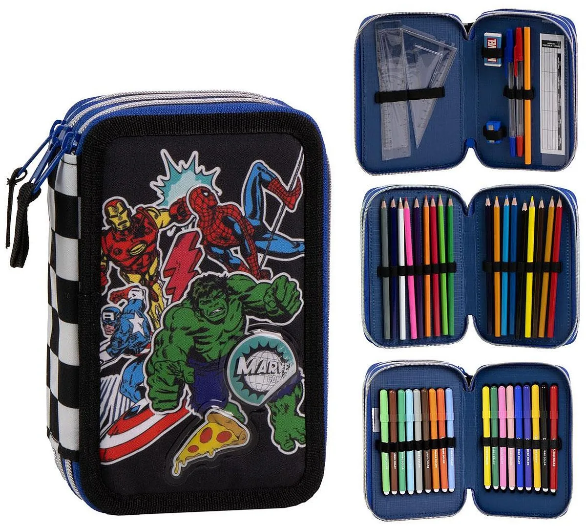 Penar cu Rechizite Cerda The Avengers 3 Fermoare