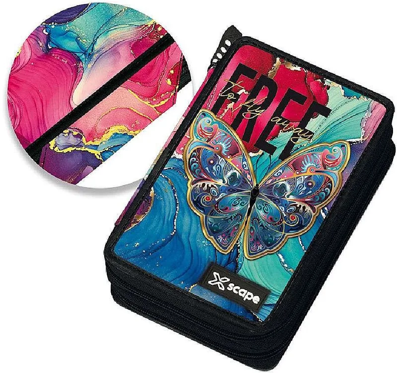 Penar cu Rechizite Graffiti Xscape Butterfly