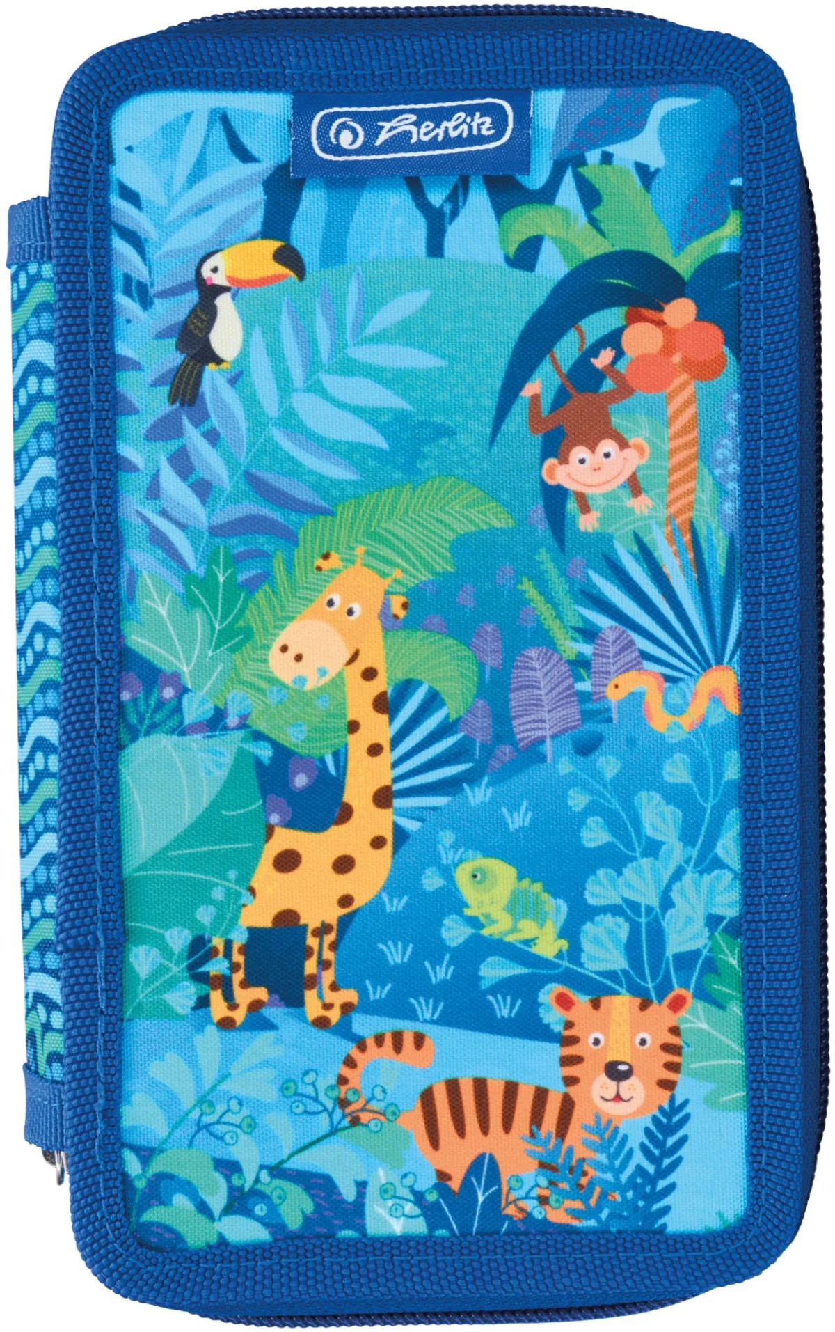 Penar cu Rechizite Herlitz Jungle Safari 3 Fermoare