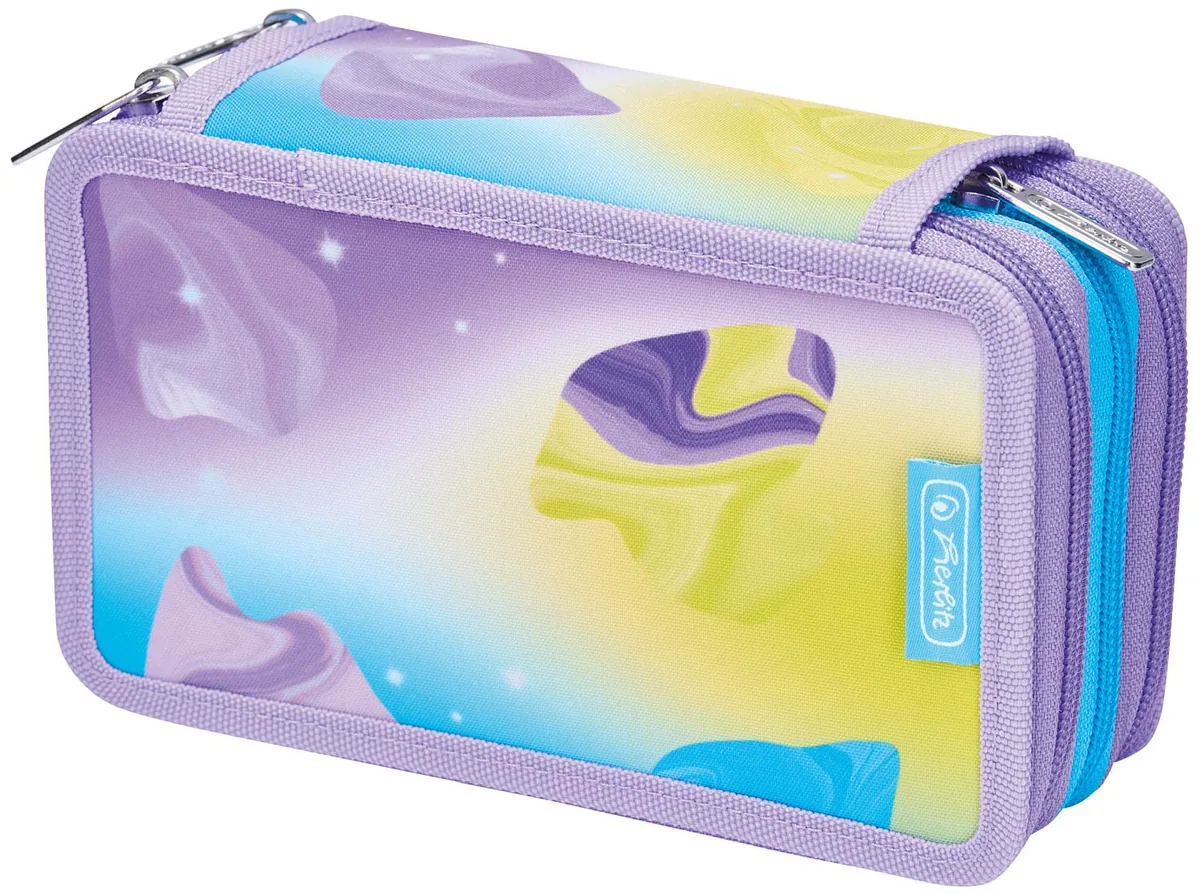 Penar cu Rechizite Herlitz Little Monster 3 Fermoare