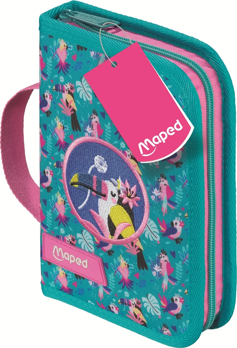 Penar cu Rechizite Maped Toucan 1 Fermoar