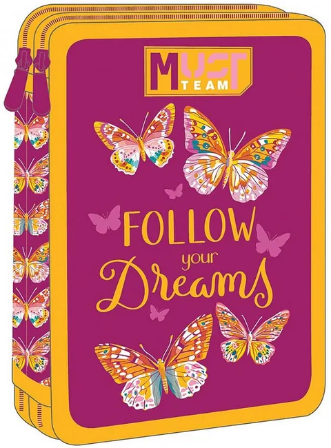 Penar cu Rechizite Must Follow Your Dreams 2 Fermoare