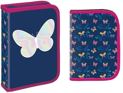 Penar cu Rechizite S. Cool Butterfly 32 Piese 1 Fermoar