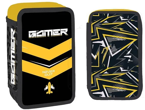 Penar cu Rechizite S. Cool Gamer 3 Fermoare 38 Piese