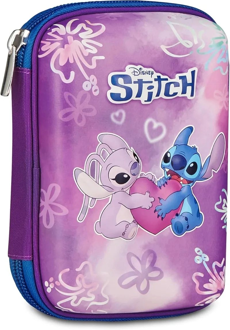 Penar cu Rechizite Seven Quick Case Lilo and Stitch 1 Fermoar