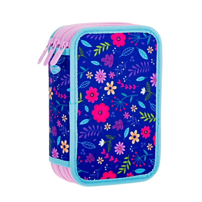 Penar Daco Flori 3 Fermoare 19.5x13x7cm