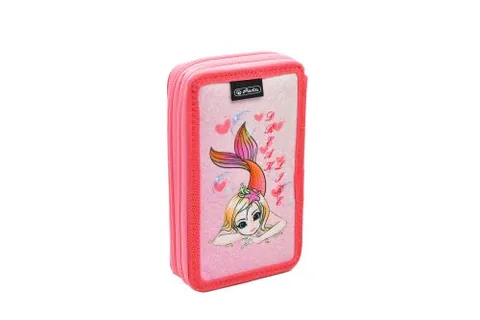 Penar de Scoala Herlitz Mermaid 2 Fermoare 20cm x 4.5cm x 13cm