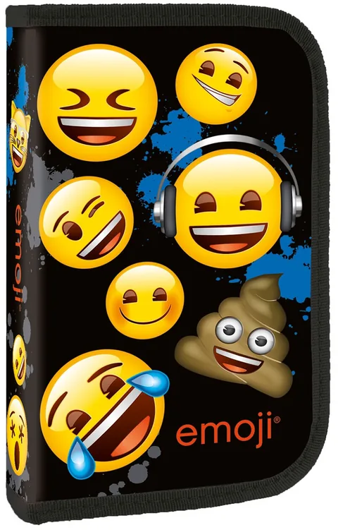 Penar Derform Emoji cu 1 Fermoar și Două Clape