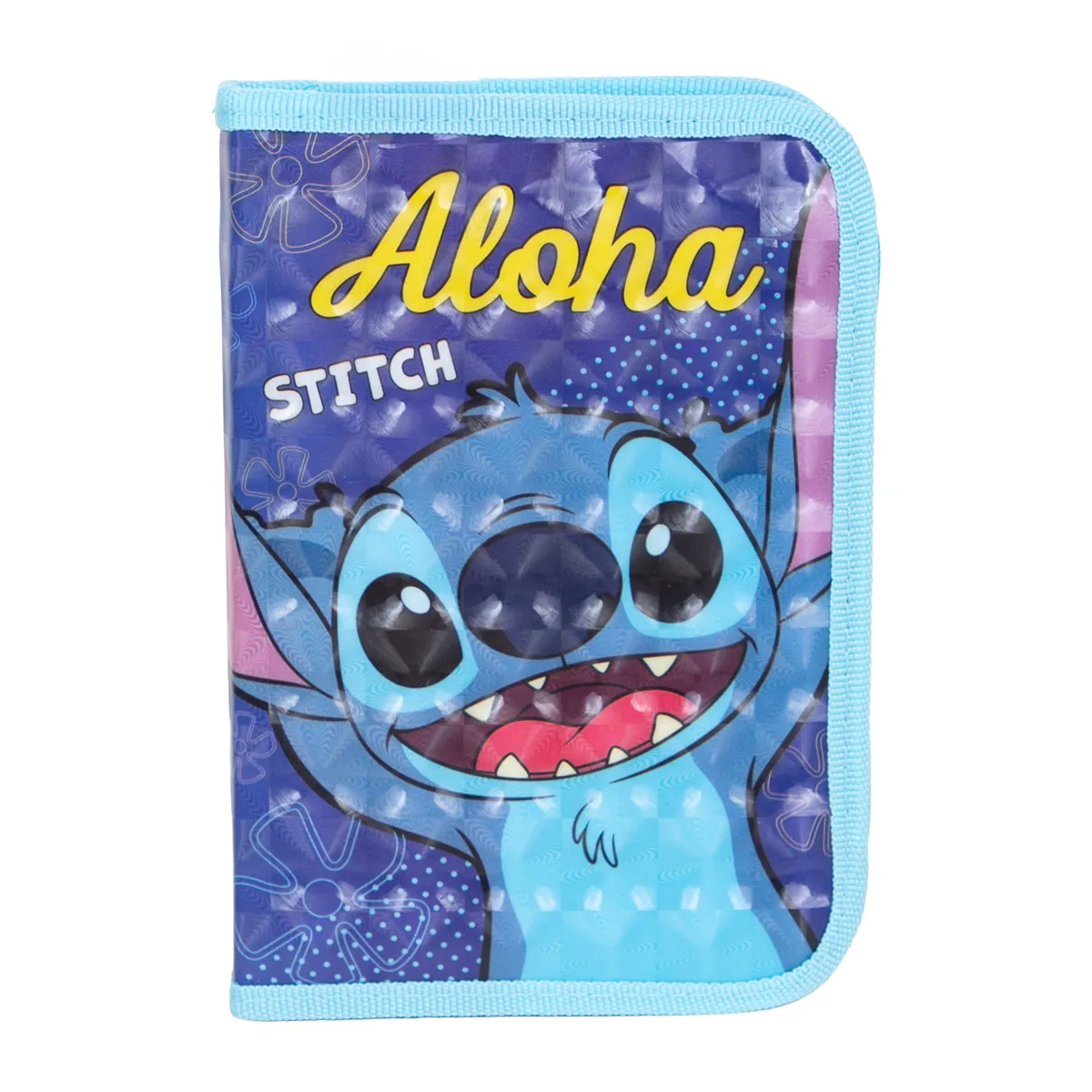 Penar Disney Stitch Aloha cu 1 Fermoar si 2 Extensii Albastru