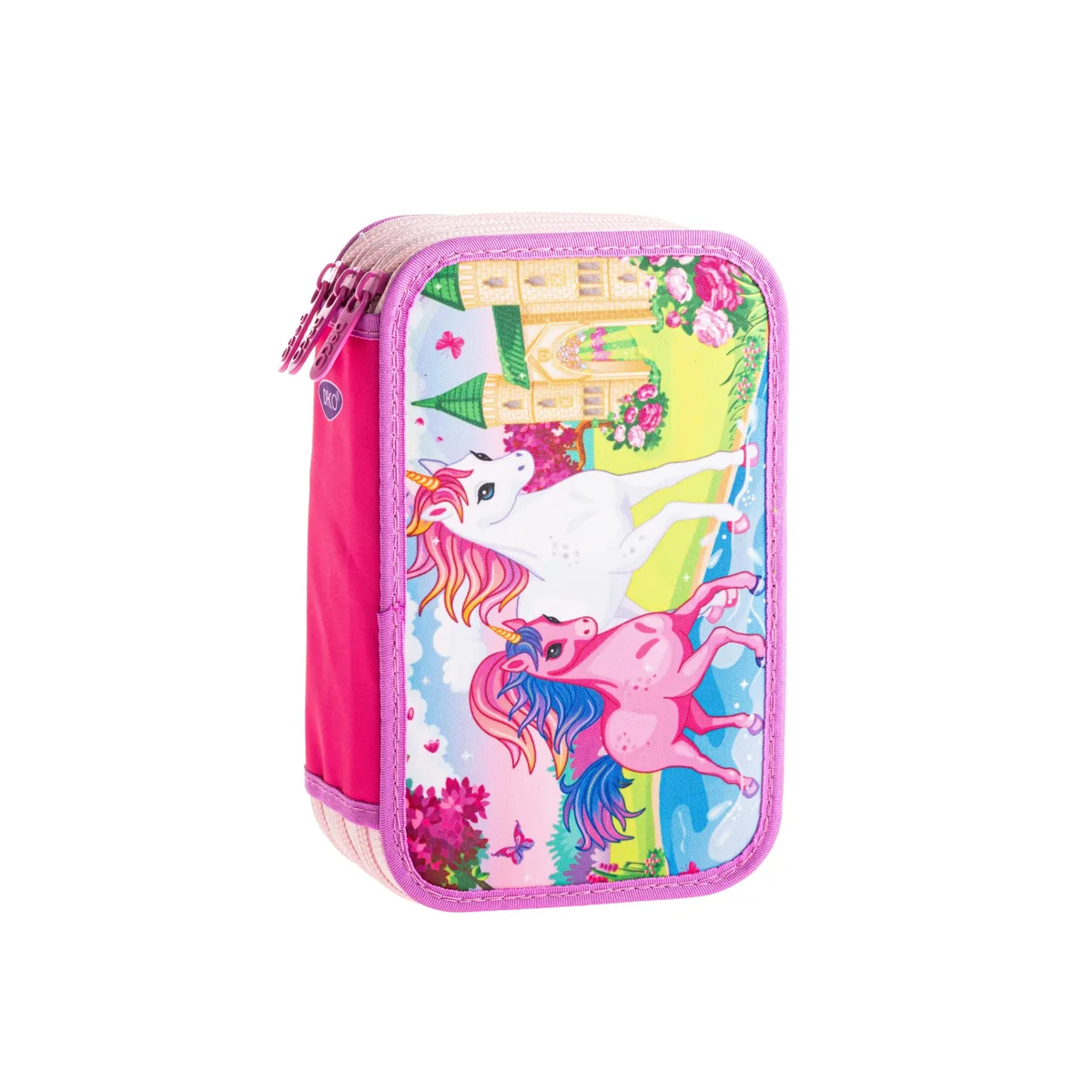 Penar Echipat 3 Fermoare 65 Piese Daco Unicorns Roz Mov