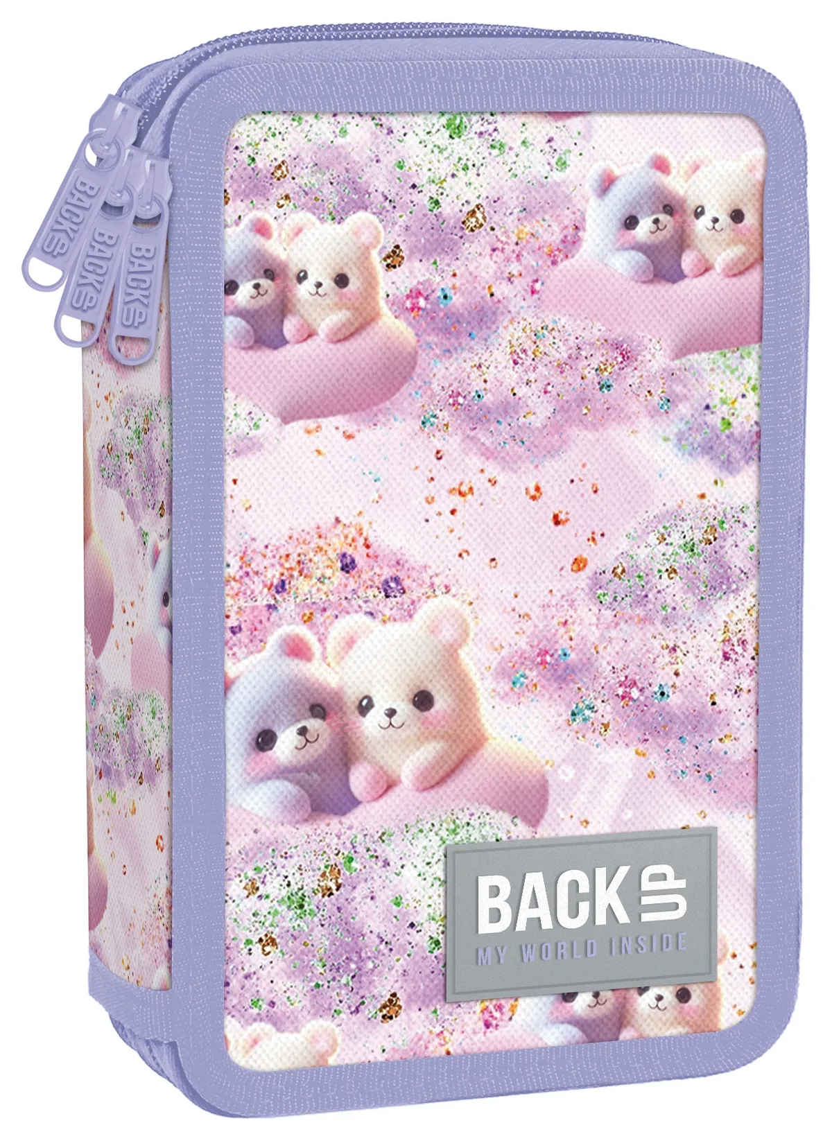 Penar Echipat BackUp 8 EW Pastel Teddy Bears 3 Fermoare
