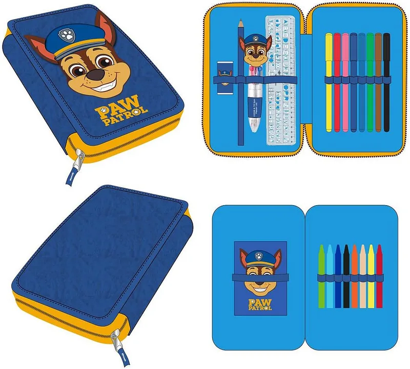 Penar Echipat Cerda Paw Patrol 2 Compartimente cu Fermoar