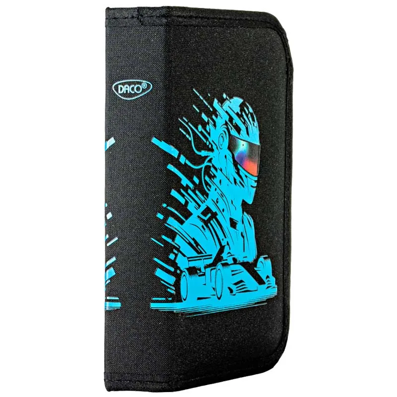 Penar Echipat Daco Curse Auto 46 Piese 2 Extensii Negru