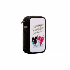 Penar Echipat Daco Love is in the Air 39 Piese Negru cu Visiniu
