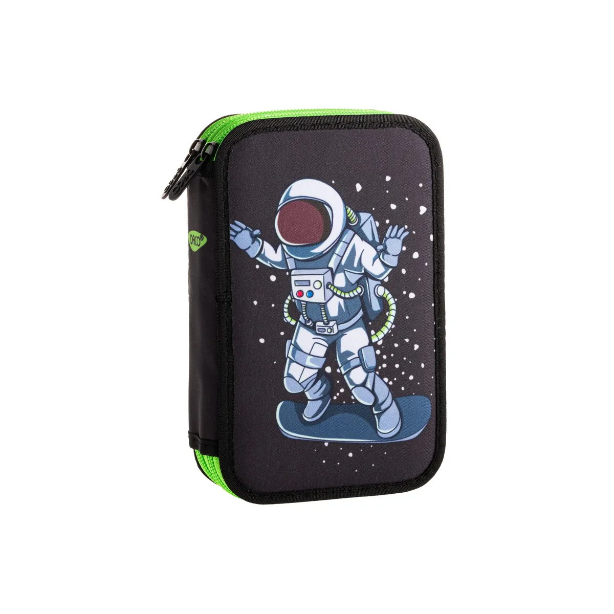 Penar Echipat Daco Space 37 Piese Negru cu Verde