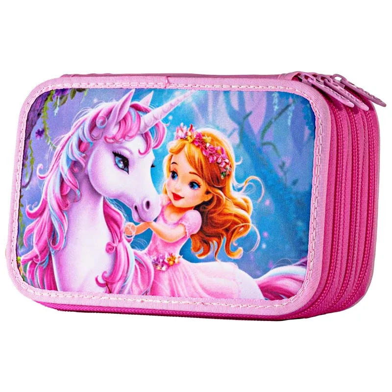 Penar Echipat Daco Unicorn si Printesa 46 Piese 19.5x13x7cm