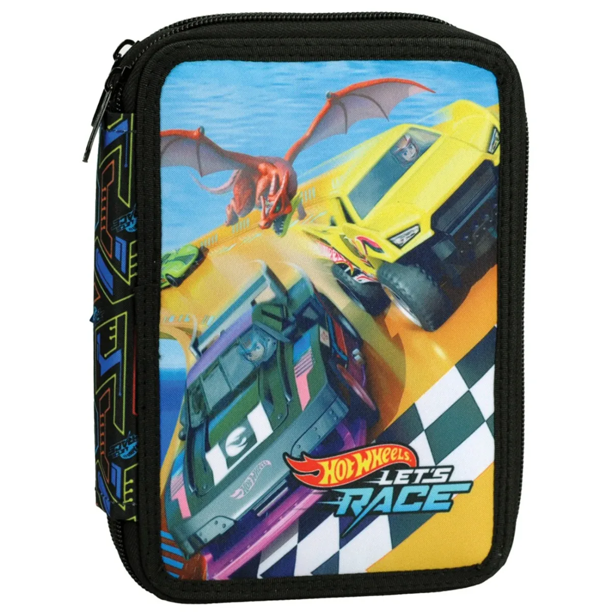 Penar Echipat Hot Wheels Let's Race 2 Compartimente