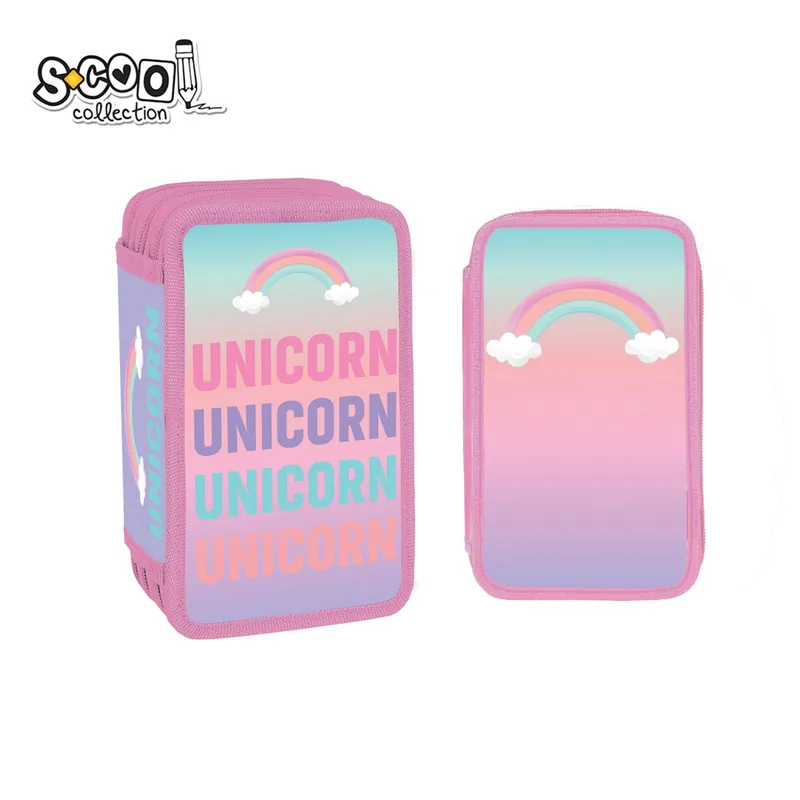 Penar Echipat S-Cool Unicorn 39 Piese 3 Fermoare