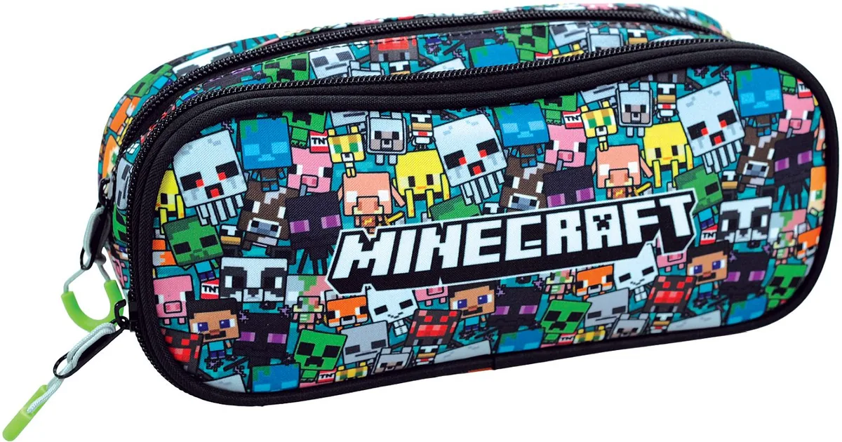 Penar GIM Minecraft Chibi Oval 2 Fermoare Multicolor