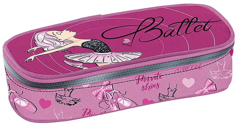 Penar Graffiti Ballerina Pătrat cu 1 Fermoar