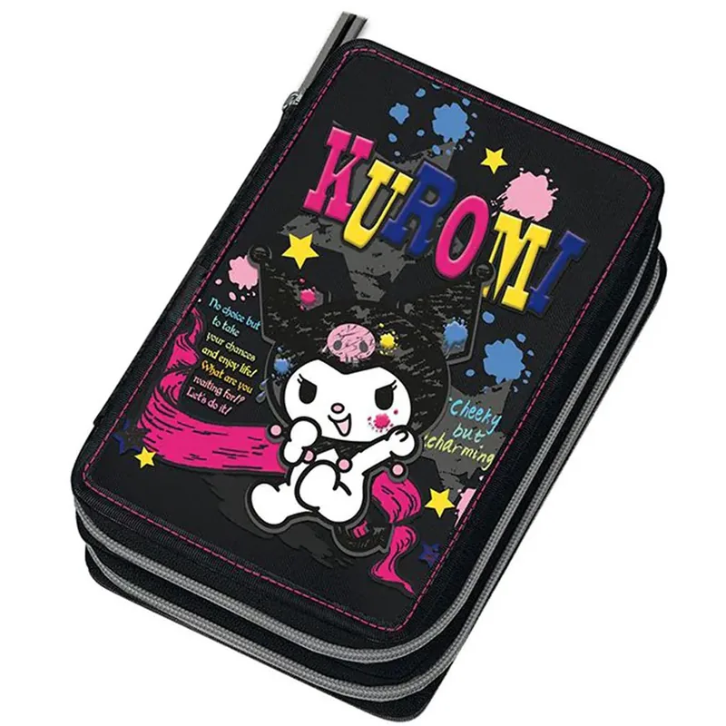 Penar Graffiti Kuromi Sketchy Echipat 2 Compartimente