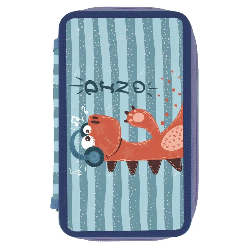 Penar Herlitz Dino Fun 2 Fermoare 20x4.5x13cm