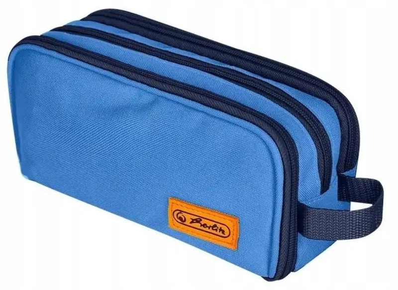 Penar Herlitz Neon Uni Blue 3 Fermoare
