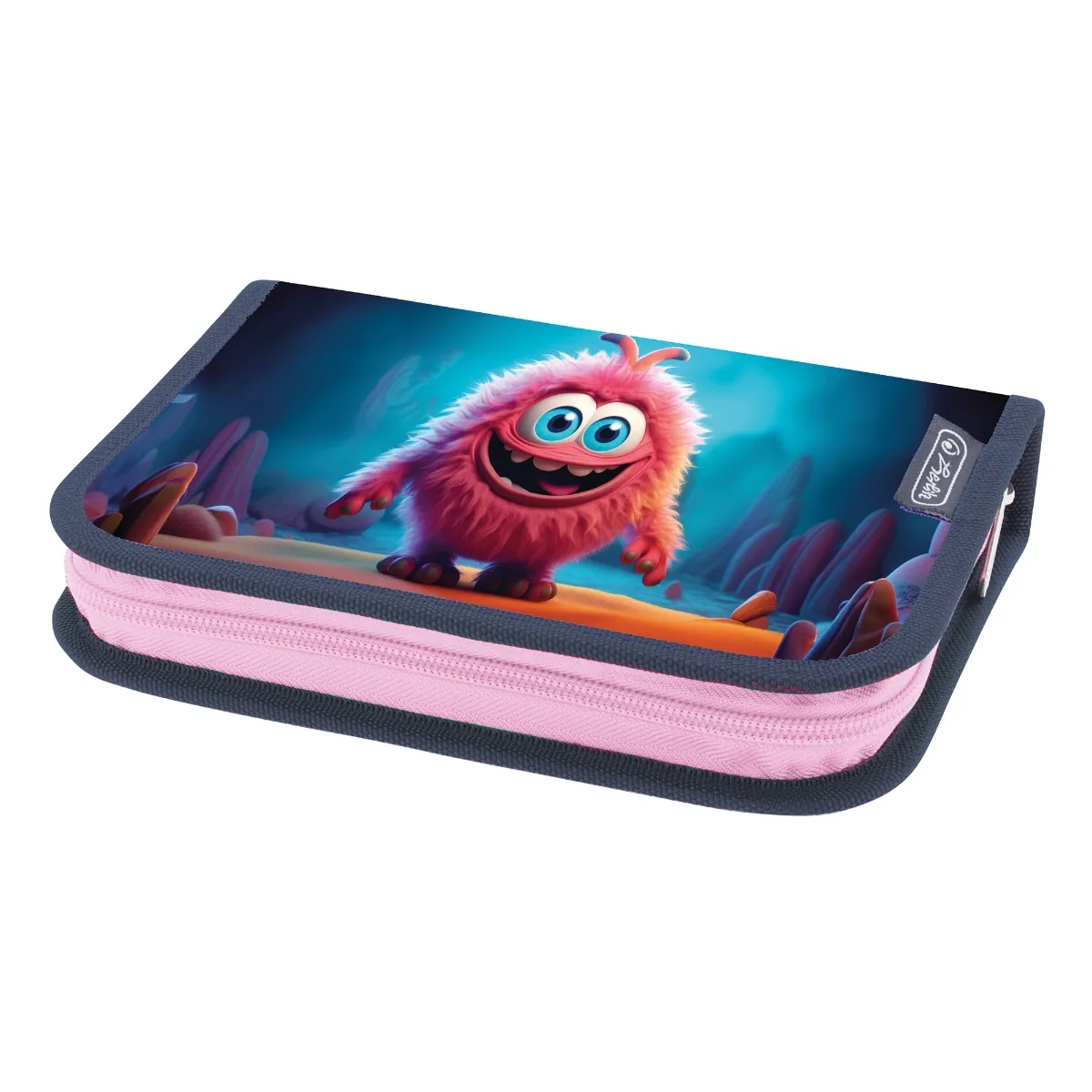 Penar Herlitz Pink Monster Neechipat Un Compartiment