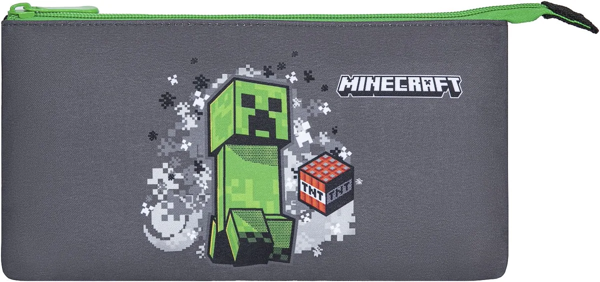 Penar Kstationery Minecraft Short Fuse 1 Fermoar 3 Compartimente