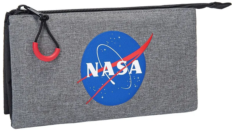 Penar Kstationery NASA 3 Compartimente cu Fermoar