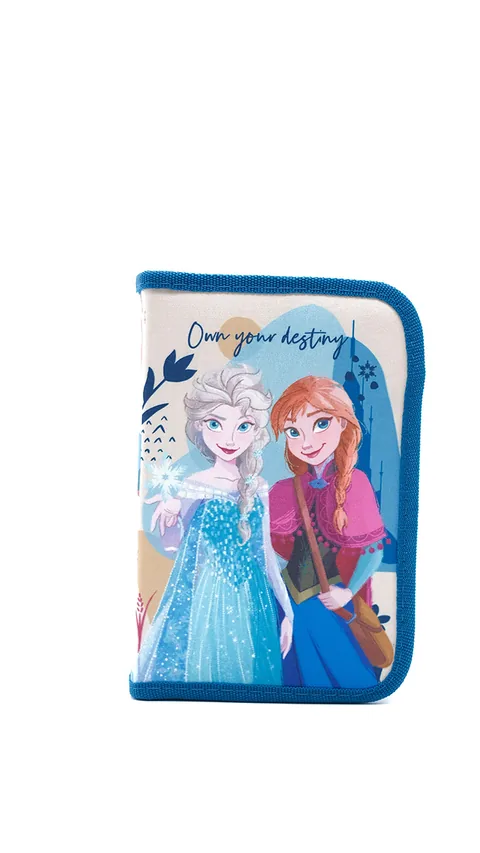 Penar Litera Frozen 37 Instrumente 19.5x13x3.5cm 1 Fermoar 2 Flapsuri