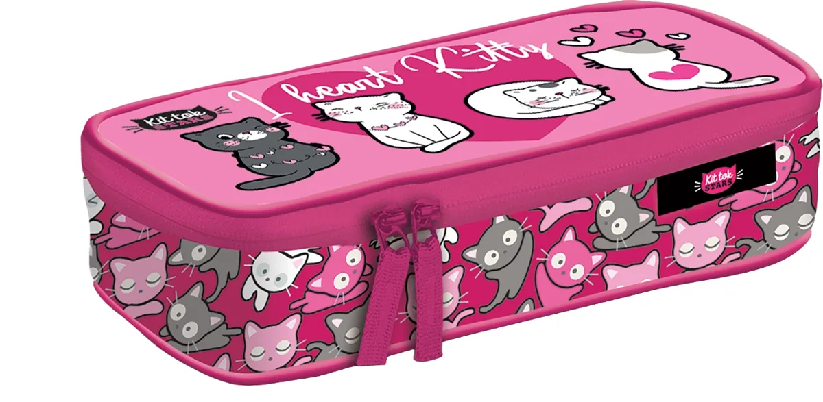 Penar Lizzy Card Comfort Oval KitTok Heart Kitty