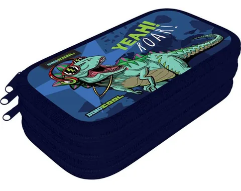 Penar Lizzy Card Dino Roar cu 3 Fermoare