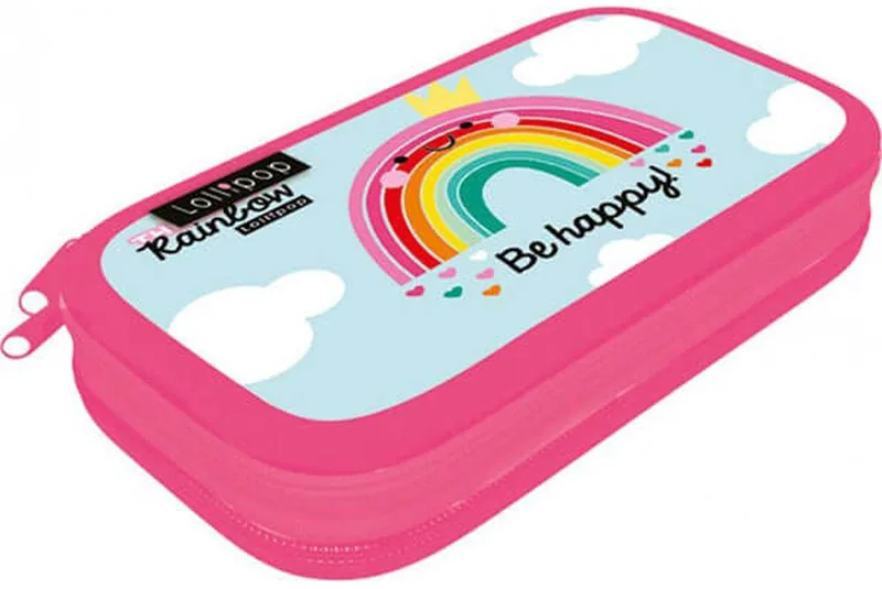Penar Lizzy Card Happy Rainbow cu 2 Fermoare