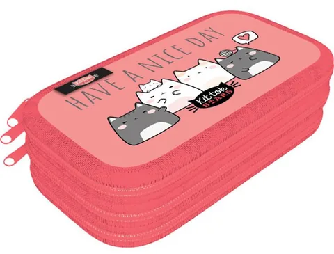 Penar Lizzy Card Kittok Catto cu 3 Fermoare